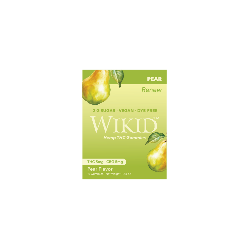 pear*holly*hemp専用　PC Wikid Hemp Renew Pear 5 mg THC: 5 mg CBG 1:1
