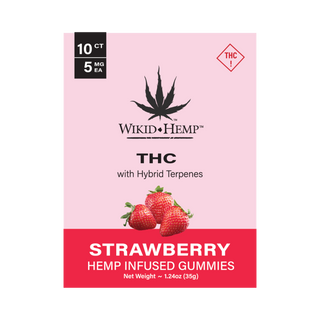 Strawberry 5 mg THC w/Hybrid Terpenes Gummy 10 ct