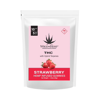 Strawberry 5 mg THC w/Hybrid Terpenes Gummy 10 ct