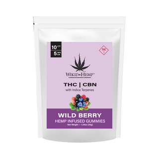 Wild Berry 5 mg THC-CBN w/Indica Terpenes Gummy 10 ct